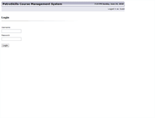 Tablet Screenshot of internal.petroskills.com